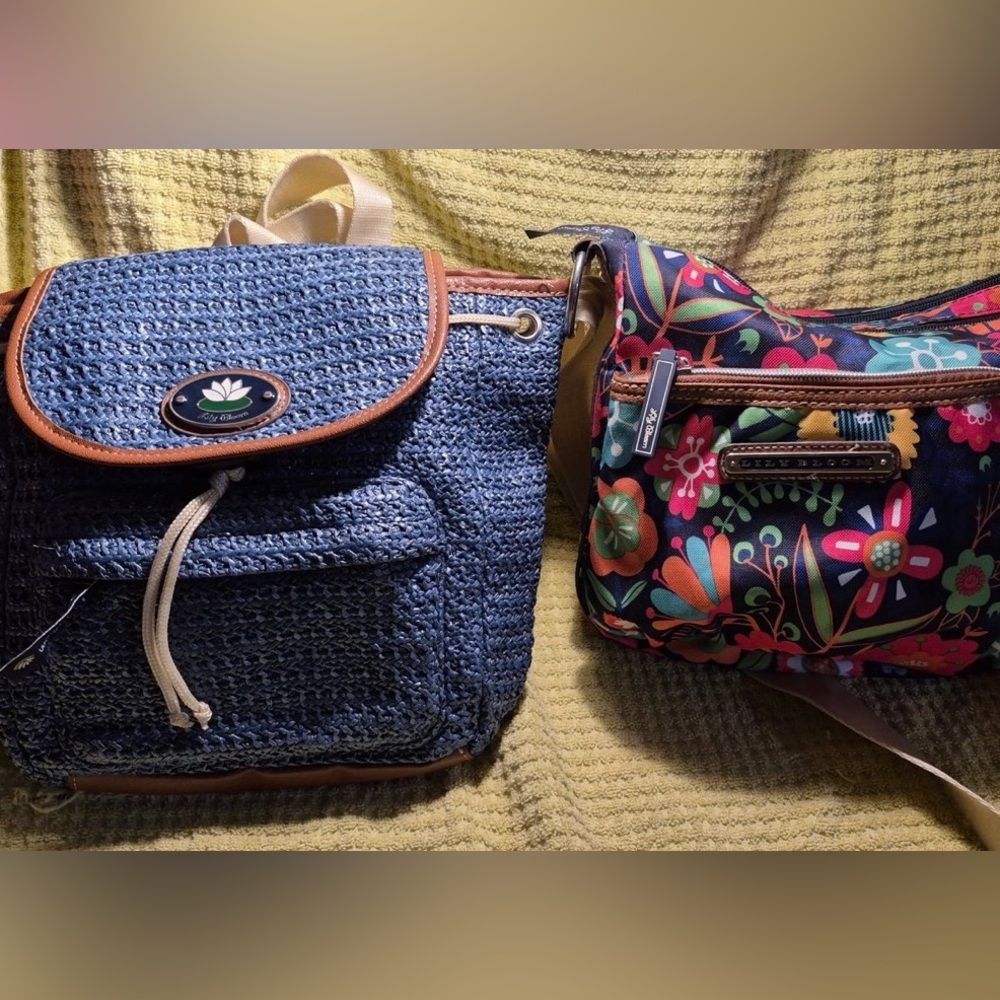 Lily Bloom Bag Bundle – Mini Backpack & Crossbody – Excellent Condition